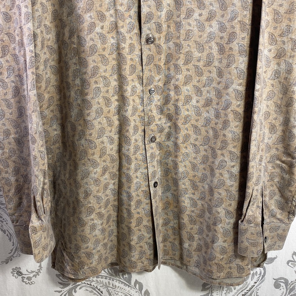 Ermenegildo Zegna Button Down
Paisley Print‎ Long Sleeve men’s - Picture 3 of 12